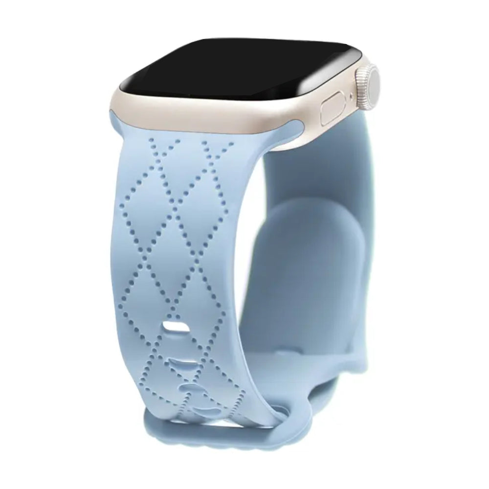 Nava-Bands Cerulean / 42 / 44 / 45 / 49mm Nava-Bands Silicone Twill Loops