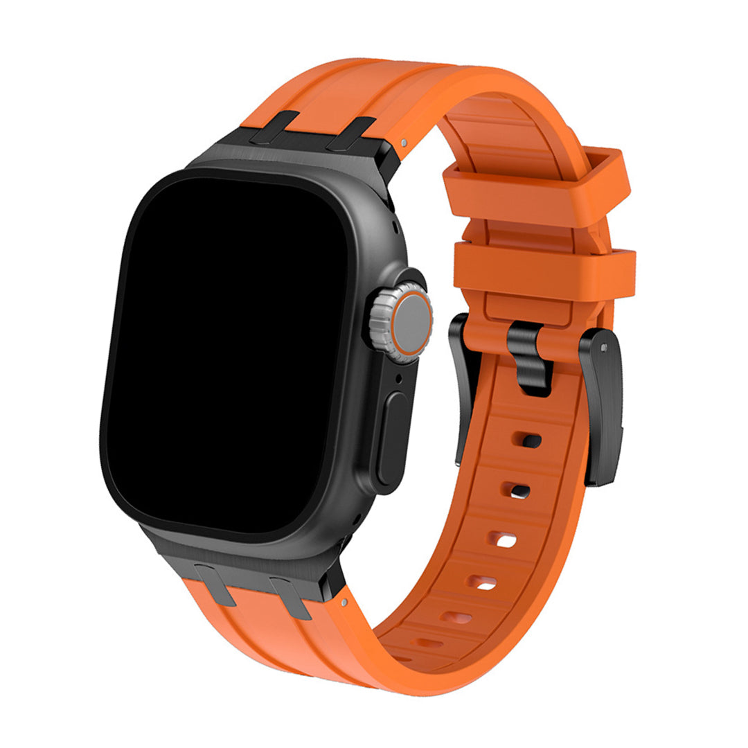 Nava-Bands Burnt Orange / Space Black / 42 / 44 / 45 / 49mm Nava-Bands Silicone Primo Bands