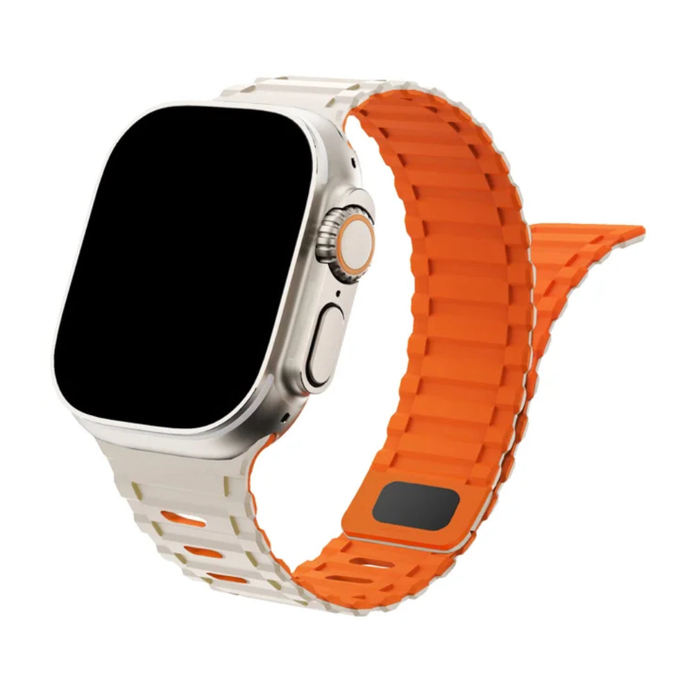 Nava-Bands Starlight Orange / 42 / 44 / 45 / 49mm Nava-Bands Silicone Duro Bands