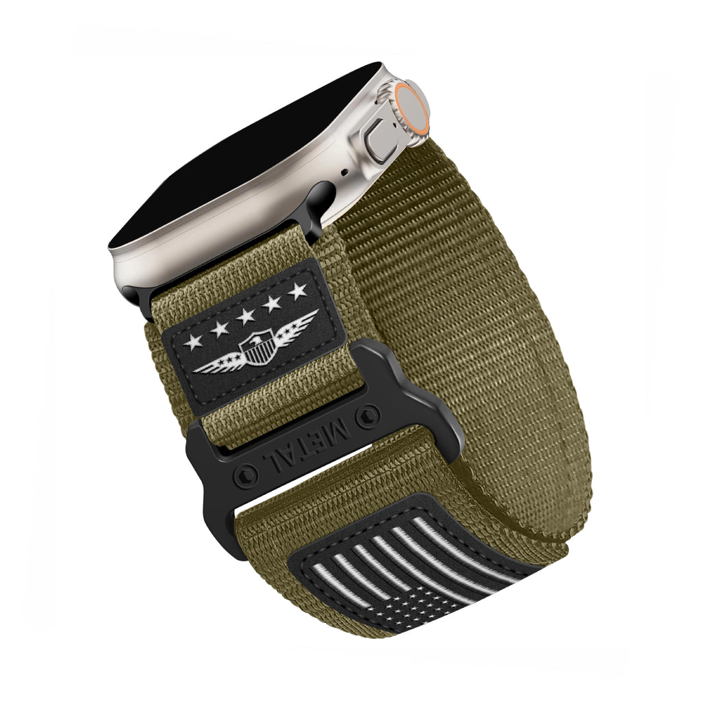 Nava-Bands Mono Green / 42 / 44 / 45 / 49mm SM Nava-Bands Fabric Infantry Loop