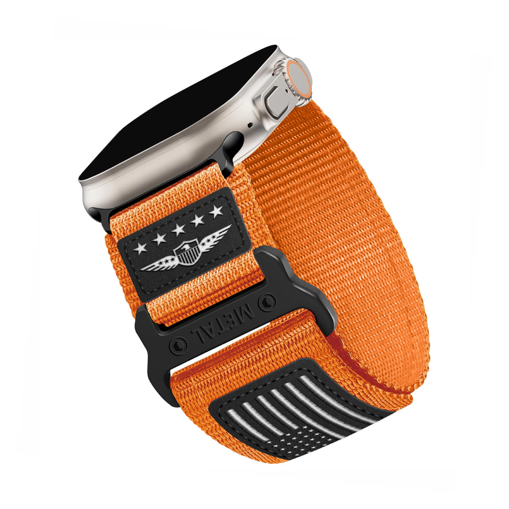 Nava-Bands Orange Black / 42 / 44 / 45 / 49mm SM Nava-Bands Fabric Infantry Loop
