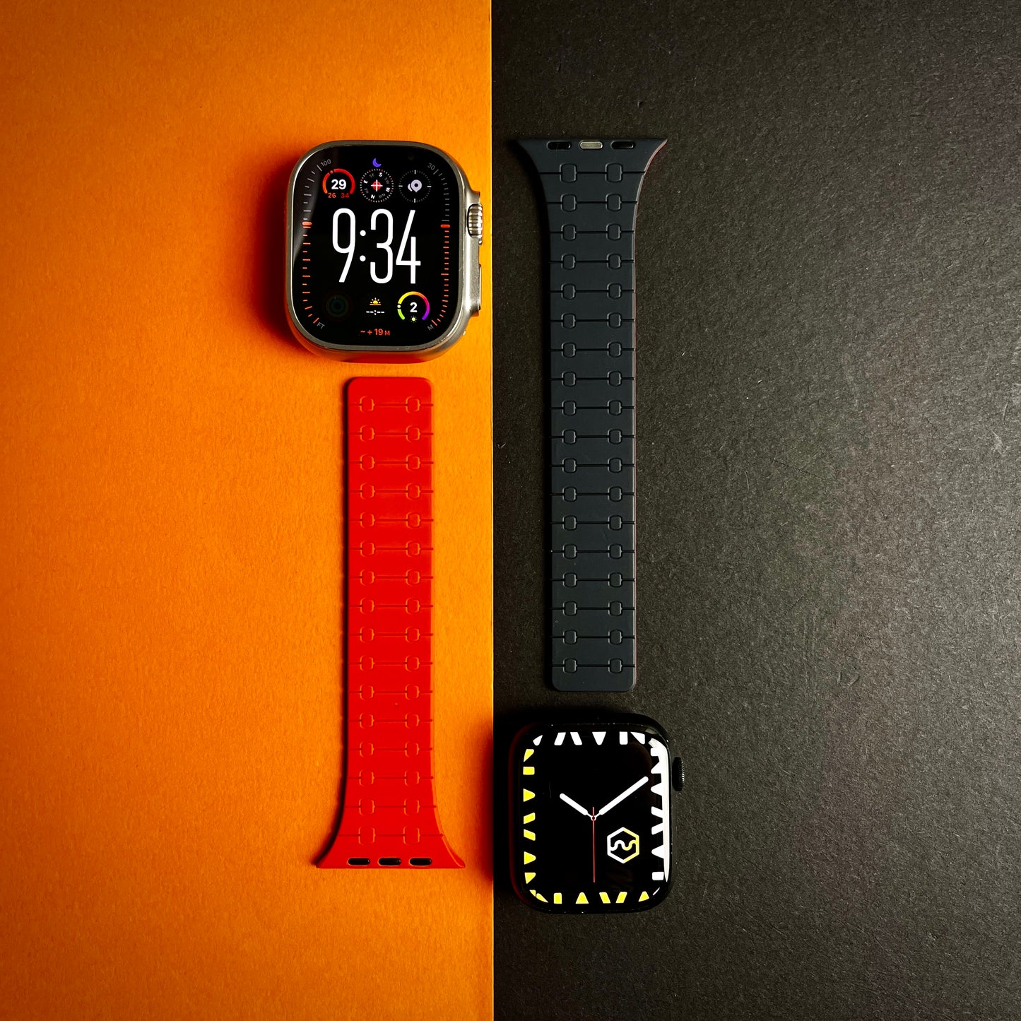 Nava-Bands / 42 / 44 / 45 / 49mm Silicone Magno Pro