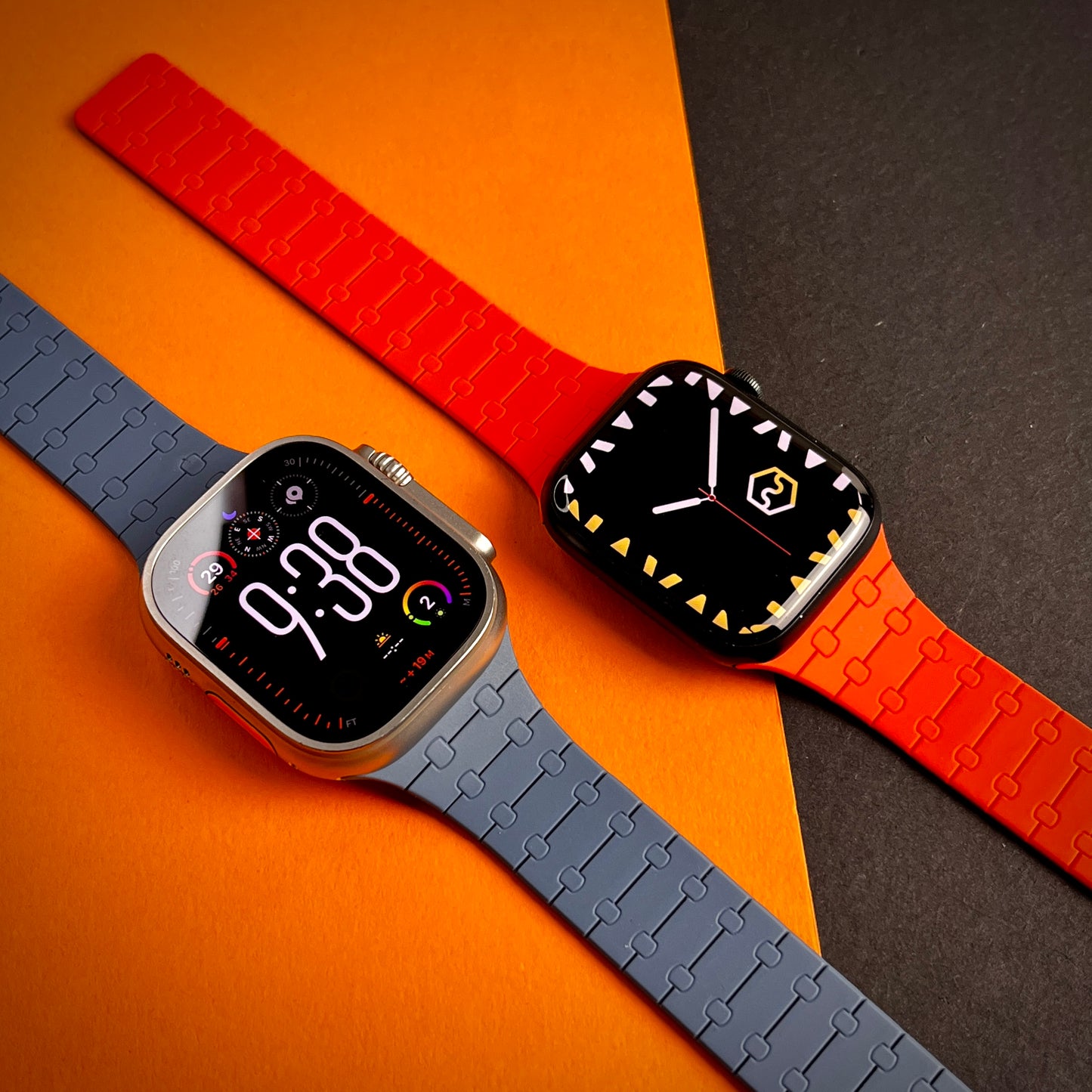 Nava-Bands / 42 / 44 / 45 / 49mm Nava-Bands Silicone Magno Pro