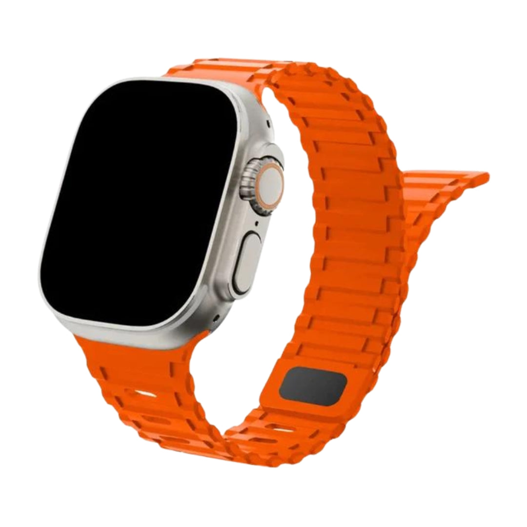 Nava-Bands Blazing Orange / 42 / 44 / 45 / 49mm Nava-Bands Silicone Duro Bands