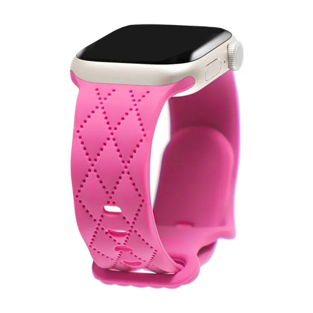 Nava-Bands Magenta Pink / 42 / 44 / 45 / 49mm Nava-Bands Silicone Twill Loops