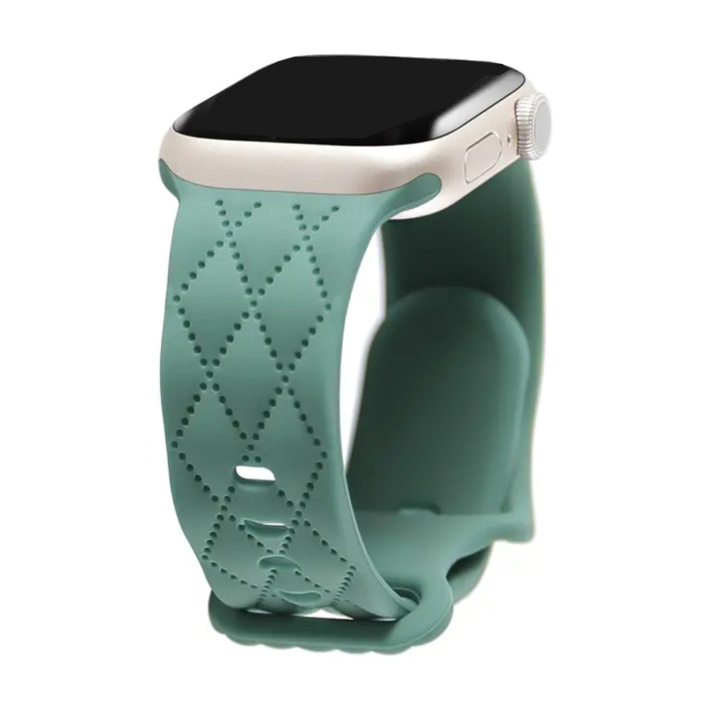 Nava-Bands Blue Green / 42 / 44 / 45 / 49mm Nava-Bands Silicone Twill Loops