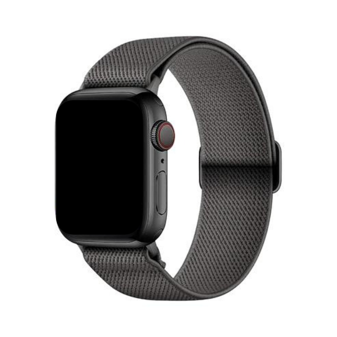 Nava Bands Stone Gray / 38 / 40 / 41mm NavaBands Fabric Stretch Mesh Buckled Loops