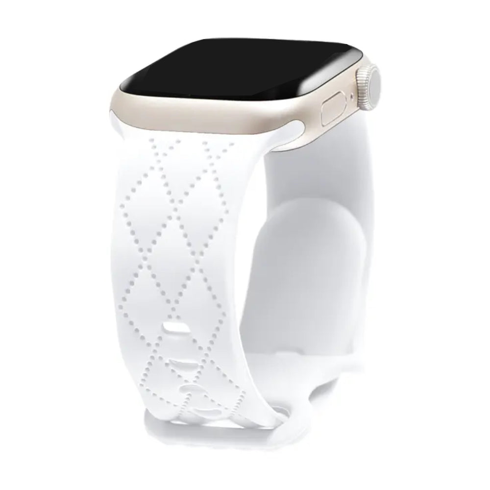 Nava-Bands Ivory White / 42 / 44 / 45 / 49mm Nava-Bands Silicone Twill Loops