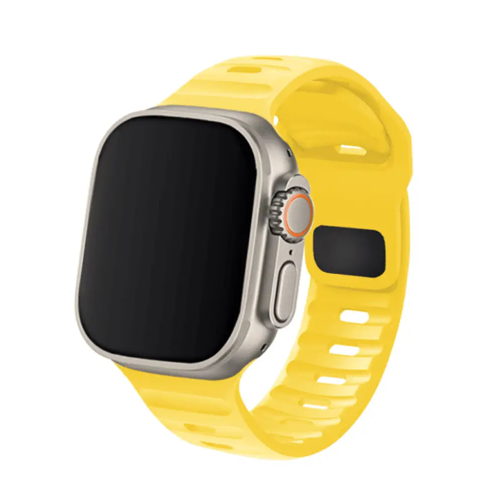 Nava-Bands Sunway Yellow / 42 / 44 / 45 / 49mm Nava-Bands Silicone Aspro Bands