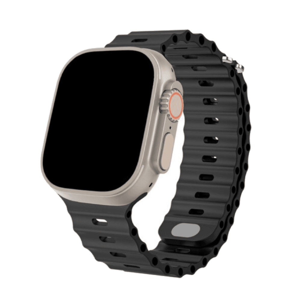 Nava-Bands Midnight Shadow / 42 / 44 / 45 / 49mm Nava-Bands Silicone Mariner Loop