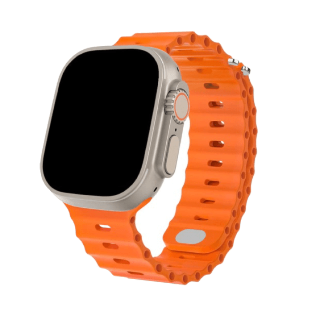 Nava-Bands Tango Orange / 42 / 44 / 45 / 49mm Nava-Bands Silicone Mariner Loop