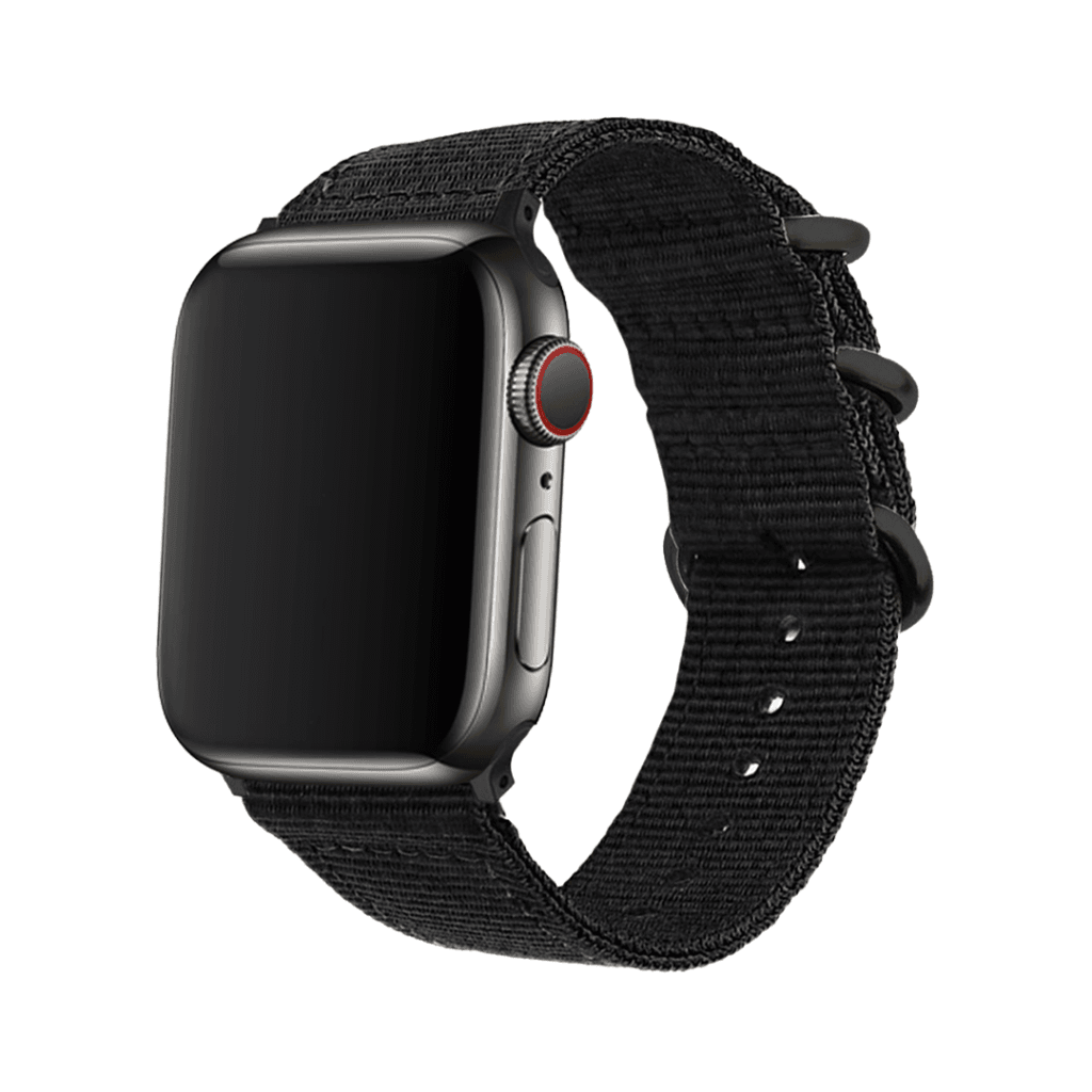 Nava Bands Pitch Black / 38 / 40 / 41mm NavaBands Fabric Nato Bands