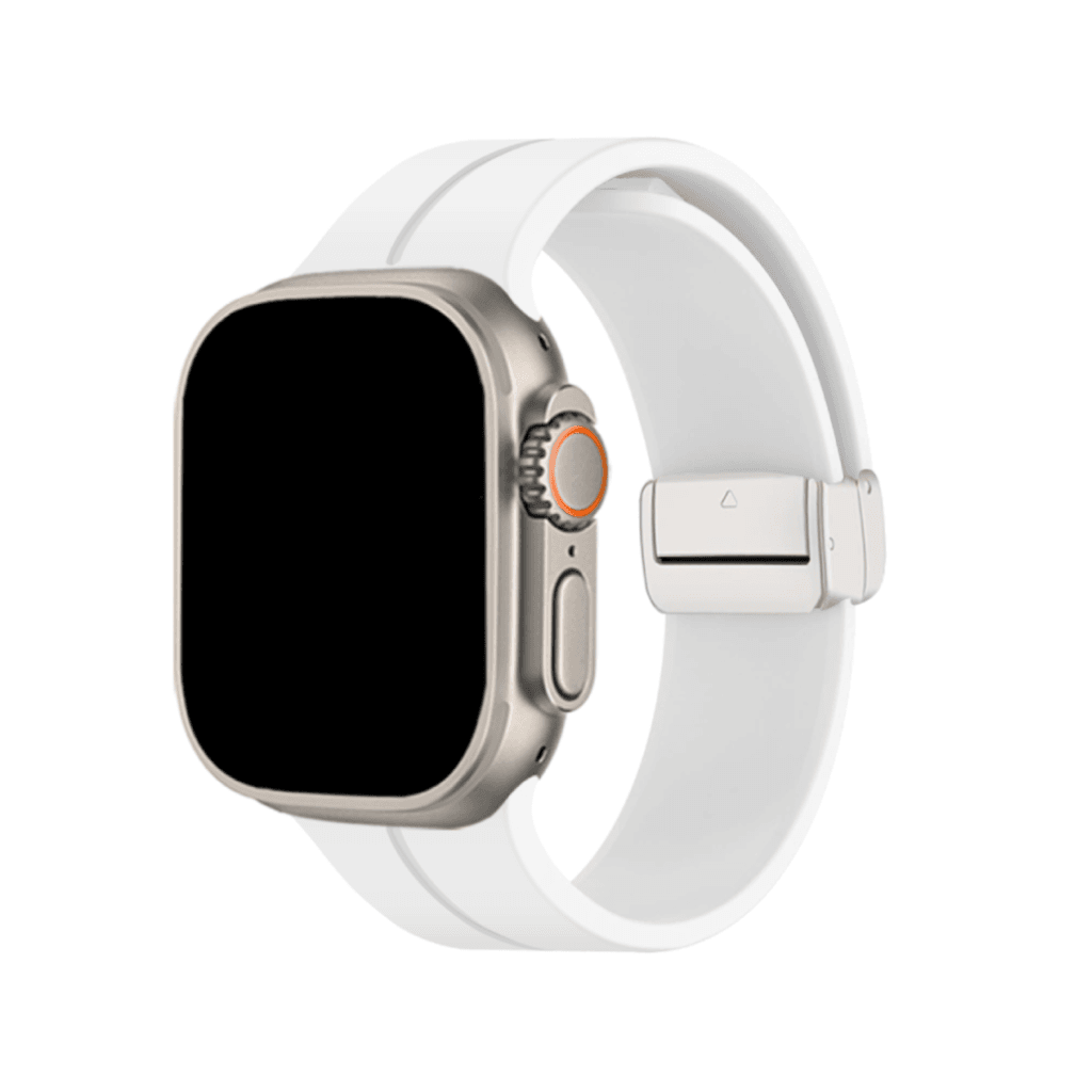Nava-Bands Foil White / 42 / 44 / 45 / 49mm / Starlight Silver Nava-Bands Silicone Nautico Bands