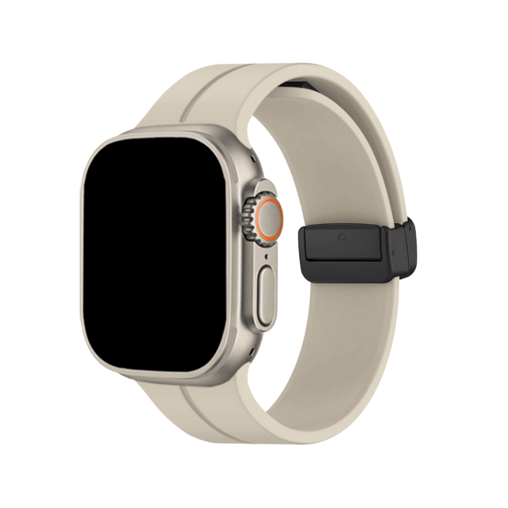 Nava-Bands Sand / 42 / 44 / 45 / 49mm / Space Black Nava-Bands Silicone Nautico Bands