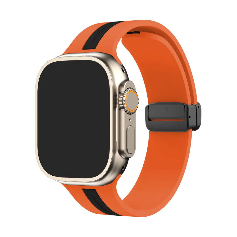 Nautilus 2.0 Burnt Orange / 38 40 41Mm Space Black Silicone