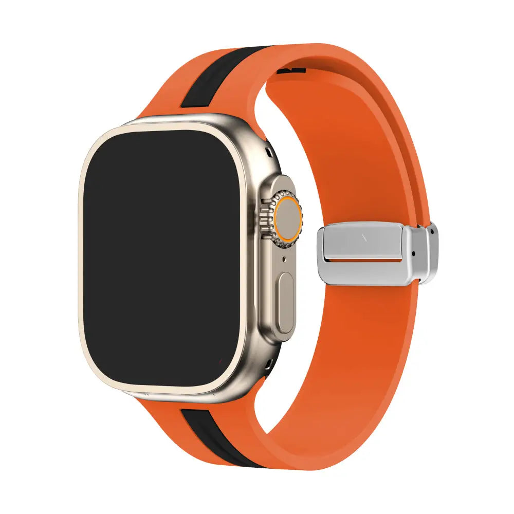 Nautilus 2.0 Burnt Orange / 38 40 41Mm Starlight Silver Silicone