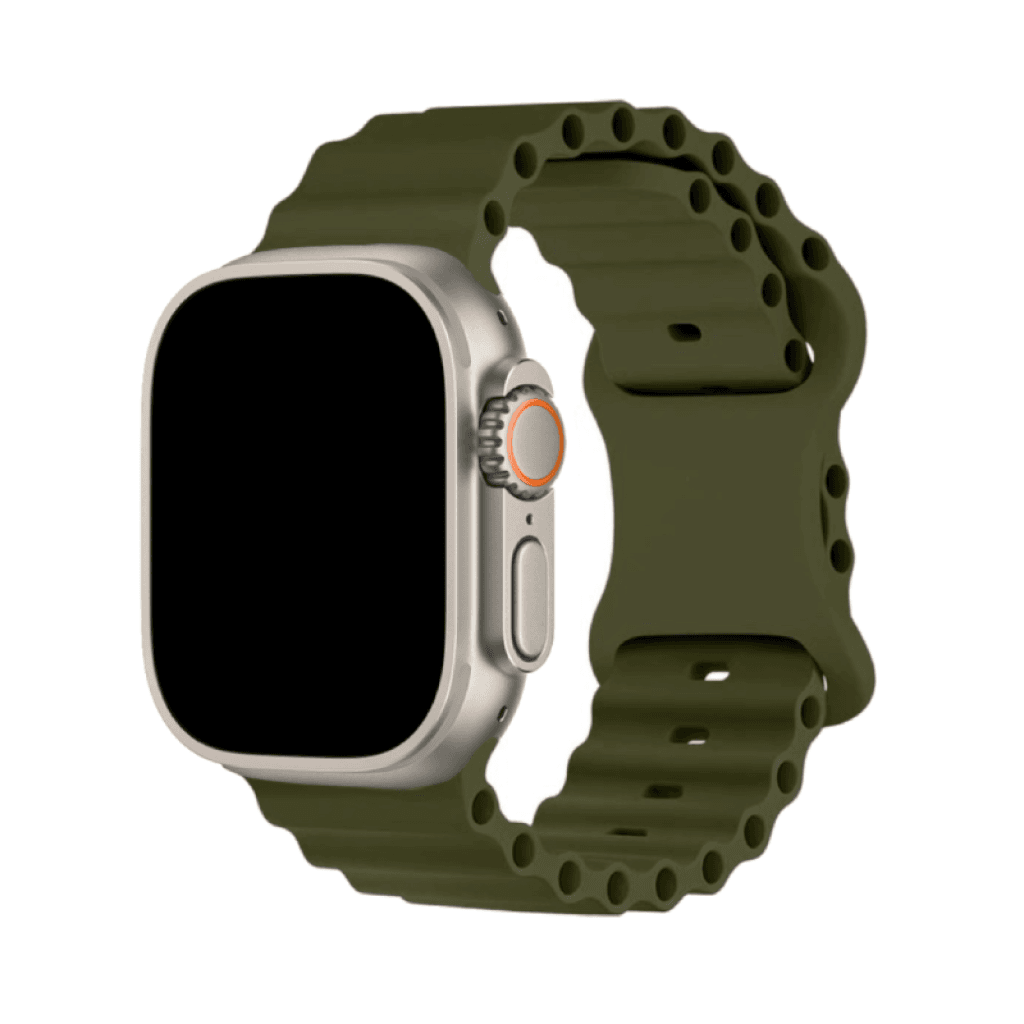 Nava-Bands Mangrove Khaki / 42 / 44 / 45 / 49mm Nava-Bands Silicone Pacific Bands