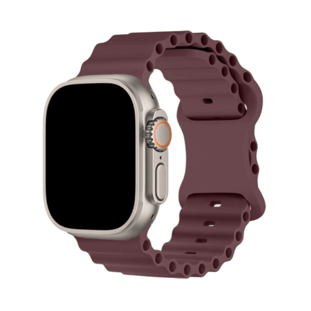 Nava-Bands Mocha Grape / 42 / 44 / 45 / 49mm Nava-Bands Silicone Pacific Bands