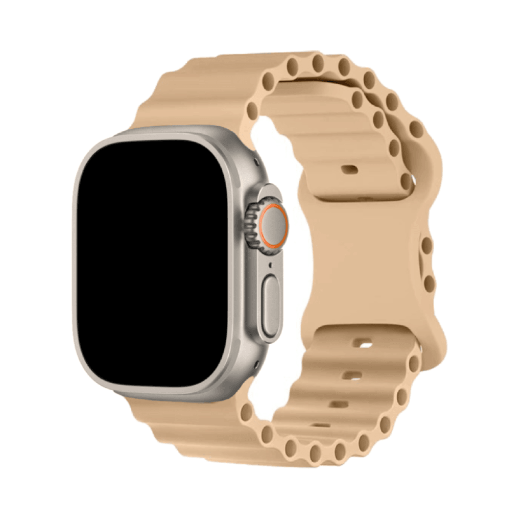 Nava-Bands Toffee Cream / 42 / 44 / 45 / 49mm Nava-Bands Silicone Pacific Bands