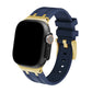 Nava-Bands Deep Blue / Gold / 42 / 44 / 45 / 49mm Nava-Bands Silicone Primo Bands
