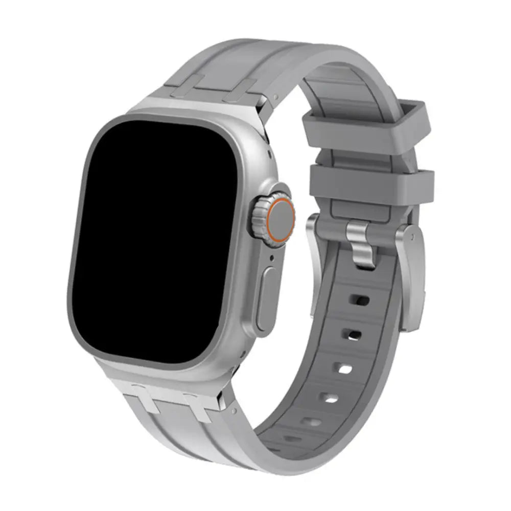 Nava-Bands Gray Stone / Silver / 42 / 44 / 45 / 49mm Nava-Bands Silicone Primo Bands