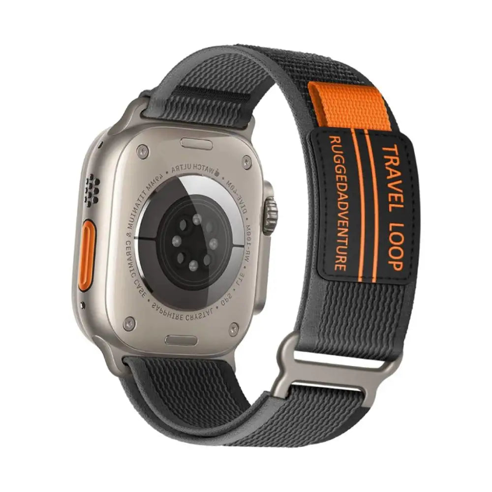 Nava-Bands Asphalt Orange / 42 / 44 / 45 / 49mm SM / Canvas Nava-Bands Fabric Travel Loop