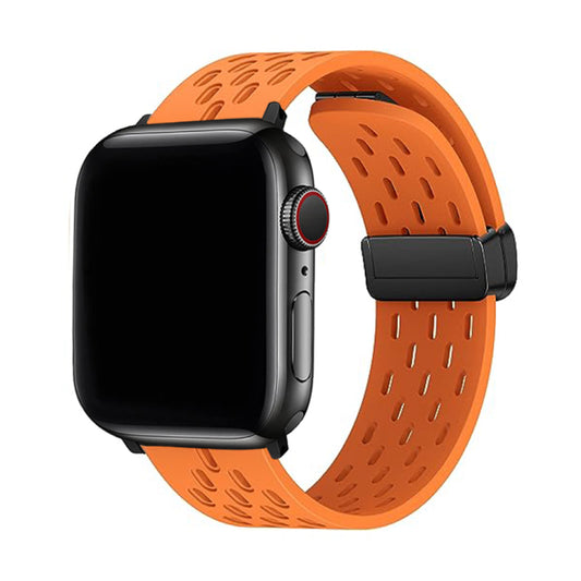 Nava-Bands Glory Orange / 42 / 44 / 45 / 49mm Nava-Bands Silicone Slotted Bands