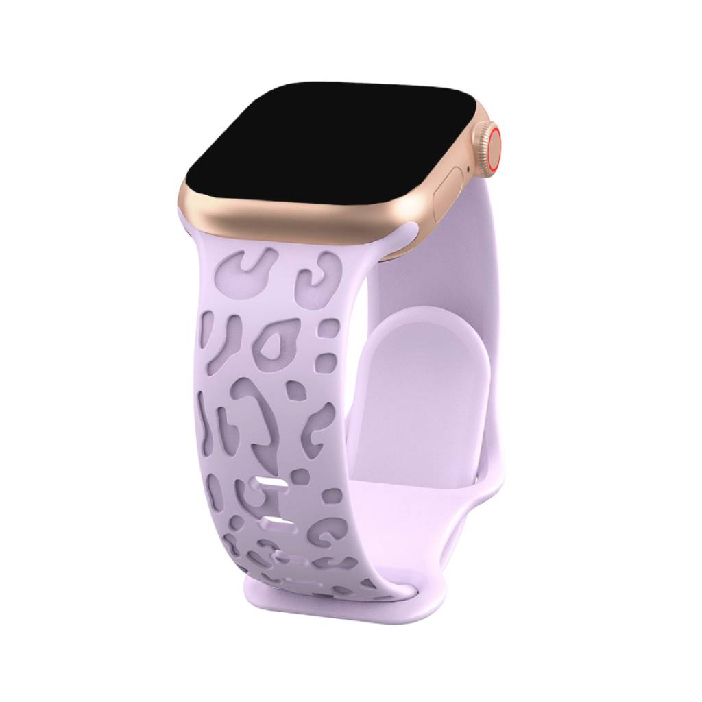 Nava-Bands Lavender / 42 / 44 / 45 / 49mm Nava-Bands Silicone Leopard Bands