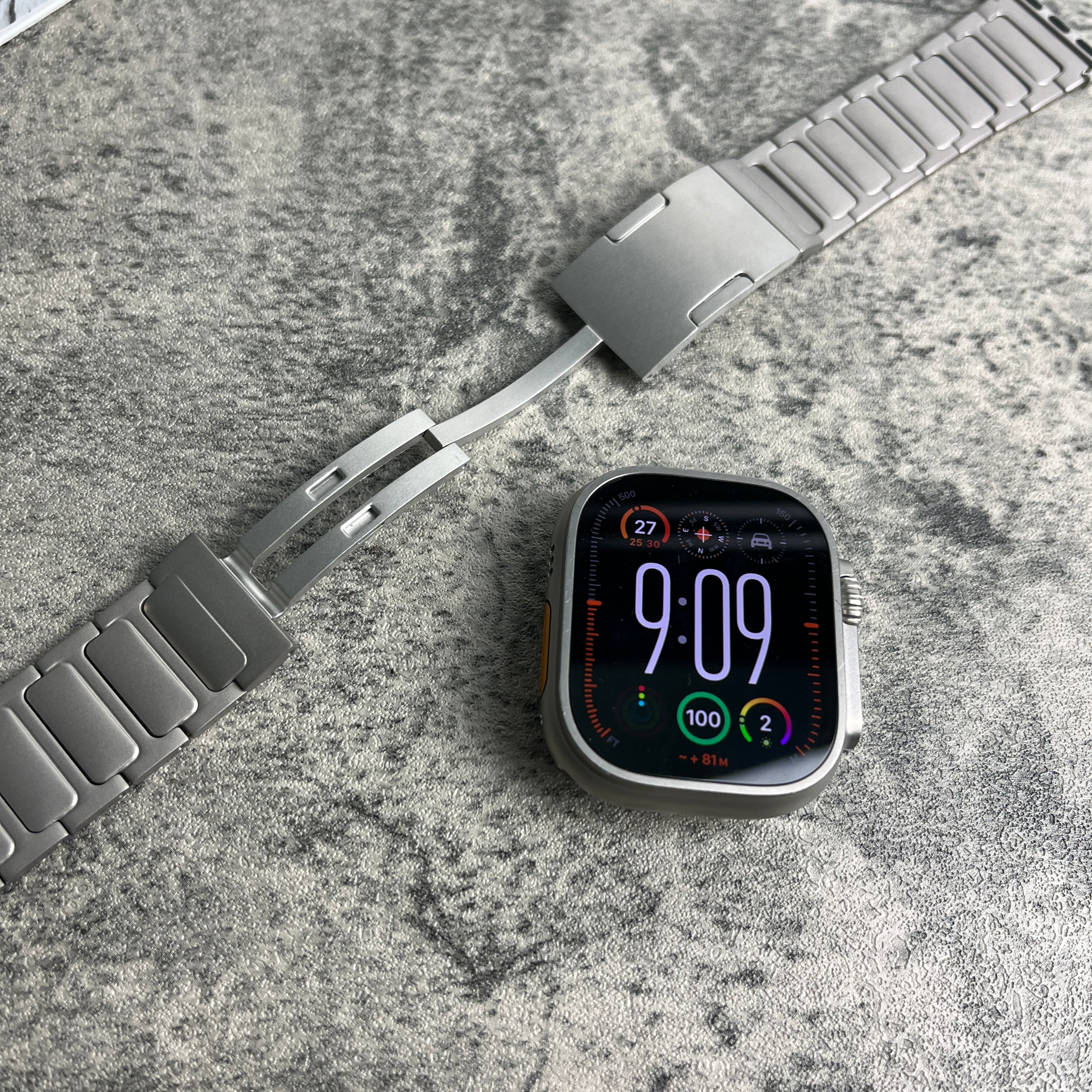 Apple Watch Titanium Metal Strap | Gentri Link | Shop Online