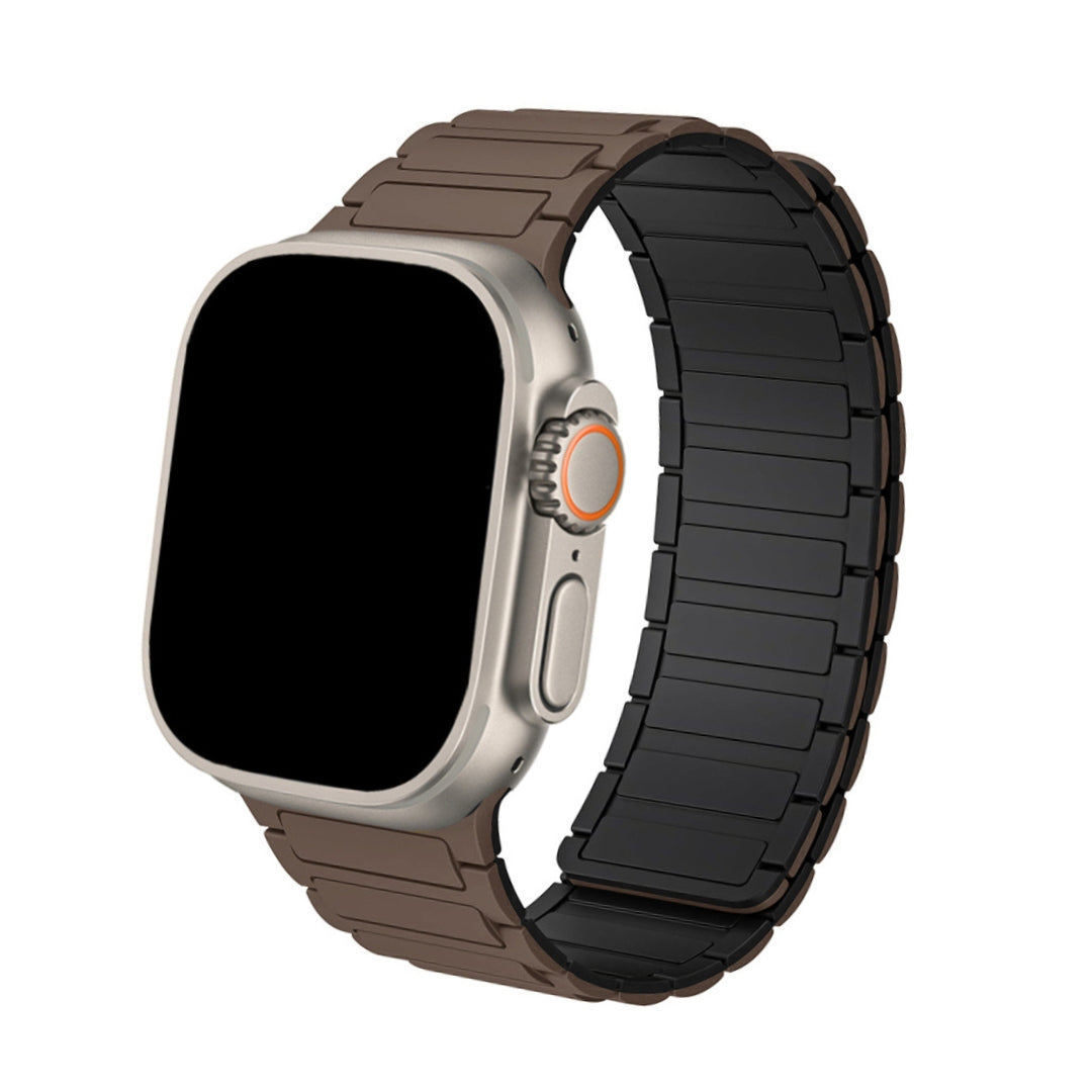 Nava-Bands Deep Wood / 42 / 44 / 45 / 49mm Nava-Bands Silicone Magno Loop