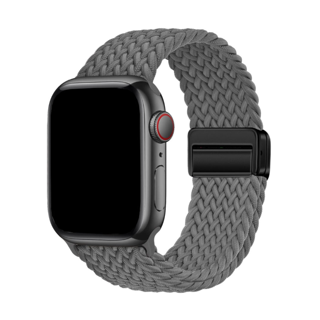 Nava-Bands Space Gray / 38 / 40 / 41mm Nava-Bands Fabric Flex Woven Loops