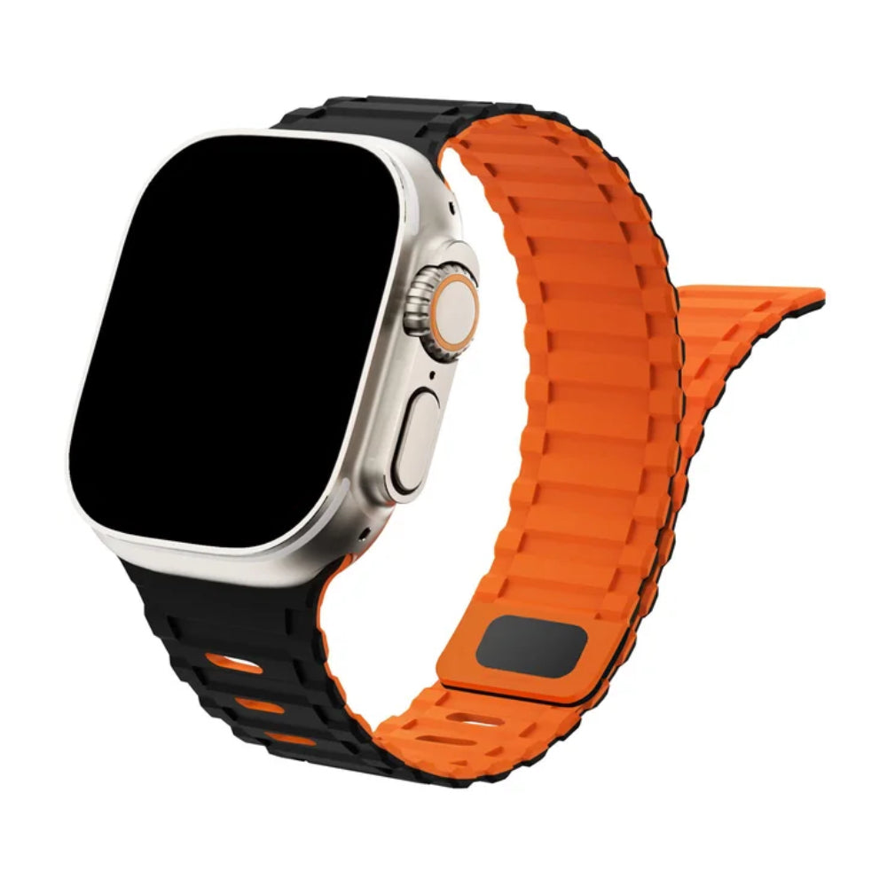 Nava-Bands Space Orange / 42 / 44 / 45 / 49mm Nava-Bands Silicone Duro Bands