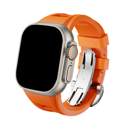 Nava-Bands Golden Orange / Starlight / 42 / 44 / 45 / 49mm Nava-Bands Silicone Nicron Bands