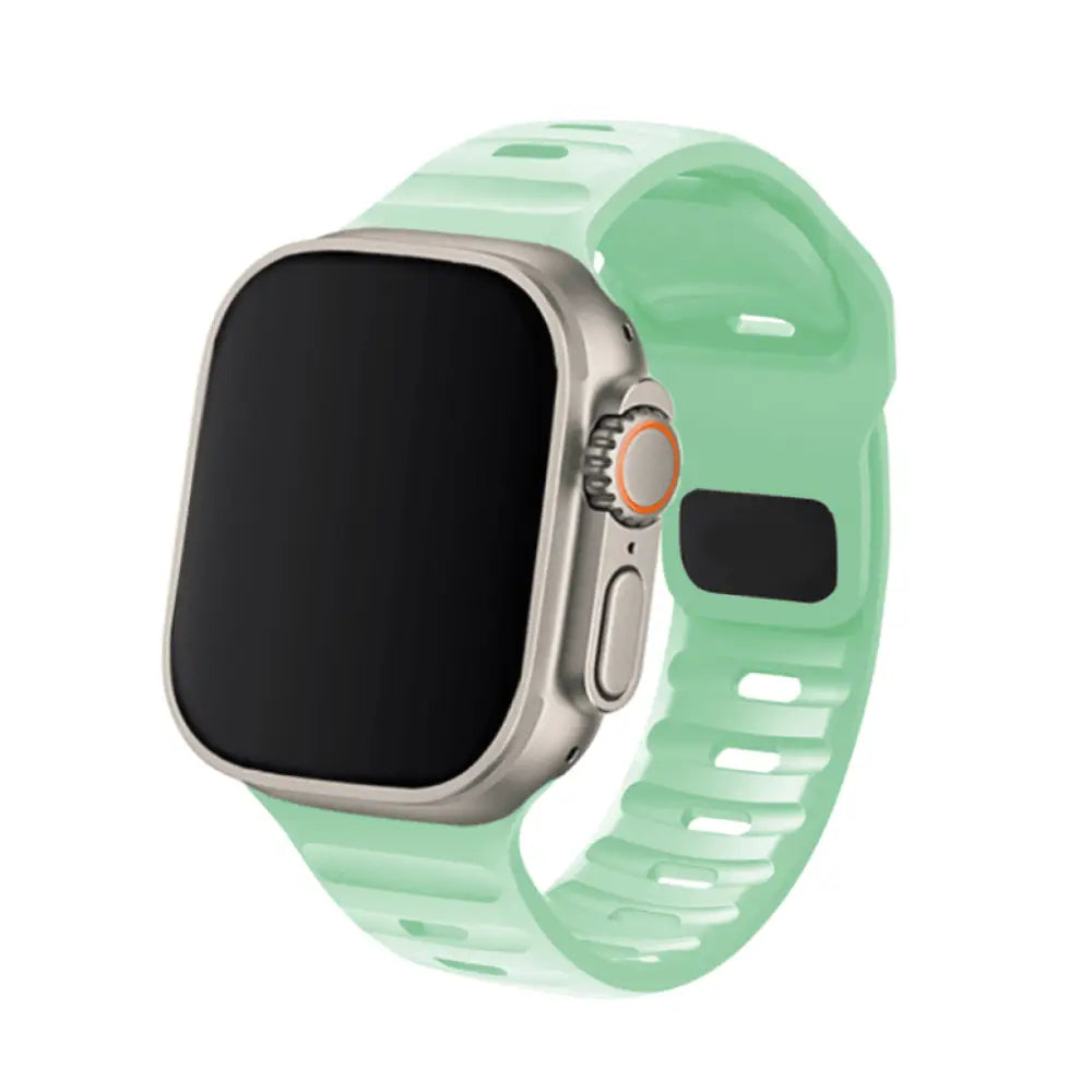 Nava-Bands Pistachio Teal / 42 / 44 / 45 / 49mm Nava-Bands Silicone Aspro Bands