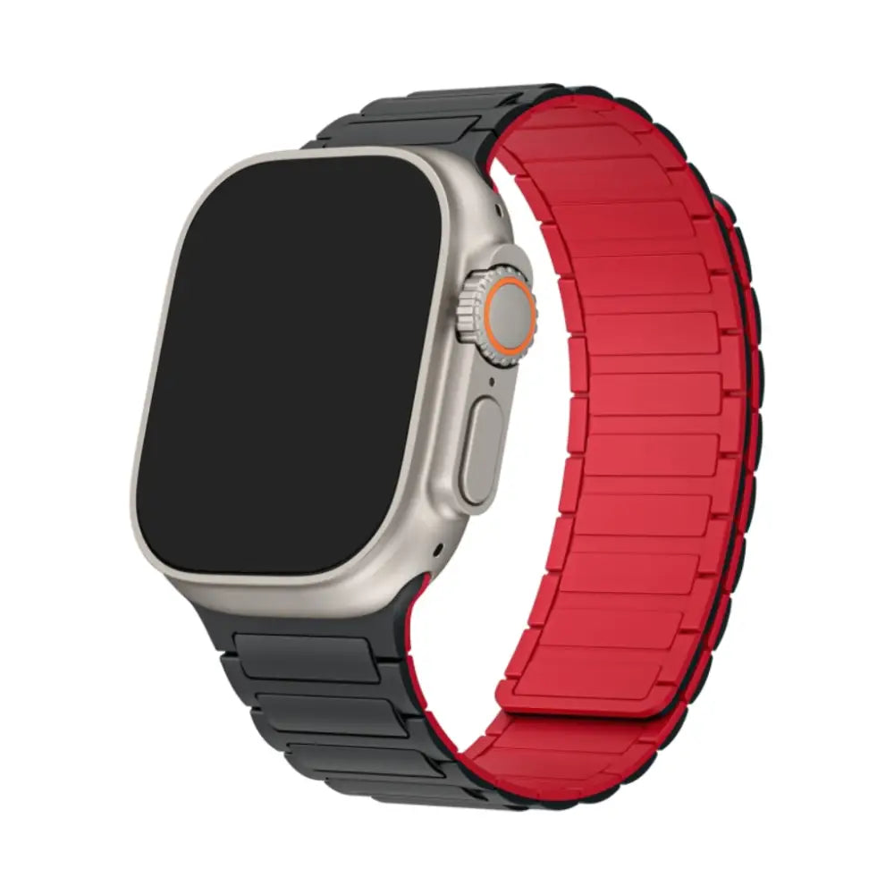 Nava-Bands Abyss Red / 42 / 44 / 45 / 49mm Nava-Bands Silicone Magno Loop