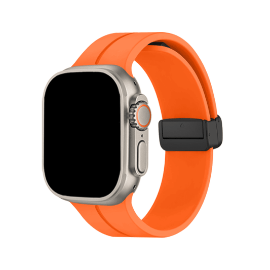 Nava-Bands Burst Orange / 42 / 44 / 45 / 49mm / Space Black Nava-Bands Silicone Nautico Bands