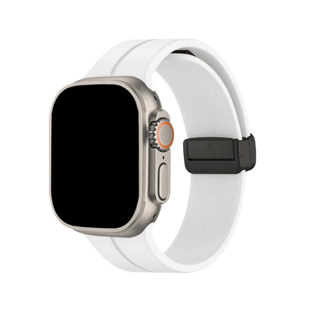 Nava-Bands Foil White / 42 / 44 / 45 / 49mm / Space Black Nava-Bands Silicone Nautico Bands