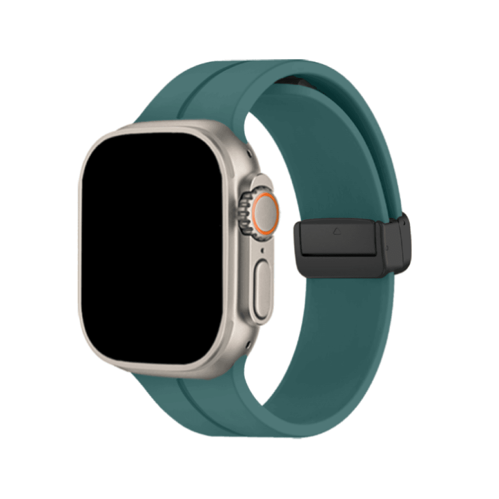Nava-Bands Teal Twist / 42 / 44 / 45 / 49mm / Space Black Nava-Bands Silicone Nautico Bands
