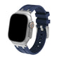Primo Bands 38 / 40 41Mm Deep Blue Silver Silicone