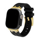 Primo Bands 38 / 40 41Mm Onyx Black Gold Silicone